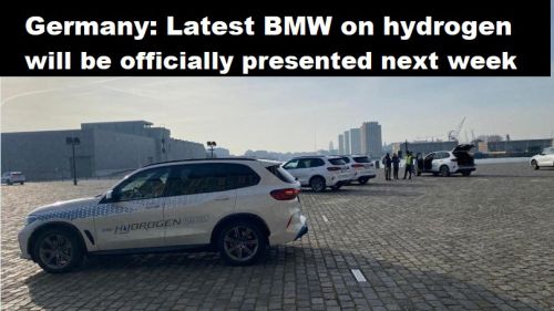 Duitsland: nieuwste BMW op waterstof wordt volgende week officieel gepresenteerd