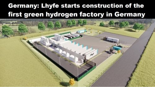 Duitsland: Lhyfe start met de bouw van eerste fabriek voor groene waterstof in Duitsland