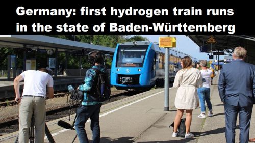 Duitsland: eerste waterstoftrein rijdt in deelstaat Baden-Württemberg
