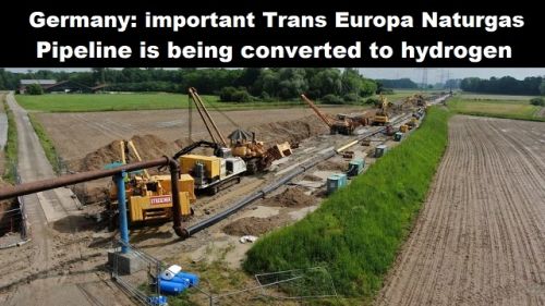 Duitsland: belangrijke Trans Europa Naturgas Pipeline wordt omgebouwd naar waterstof