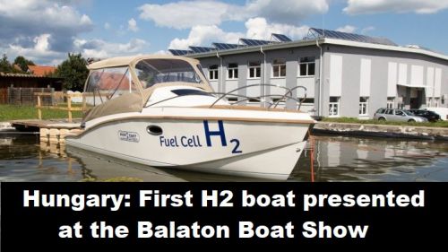 Hongarije: eerste H2-boot gepresenteerd op de Balaton Boat Show