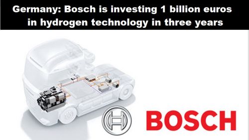 Duitsland: Bosch investeert in drie jaar 1 miljard euro in waterstof-technologie