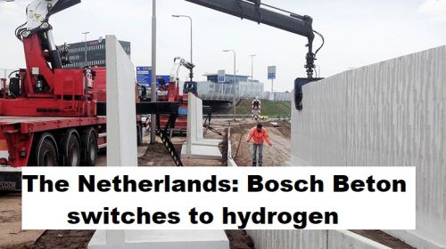 Nederland: Bosch Beton in Barneveld schakelt over op waterstof