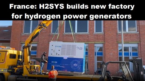 Frankrijk: H2SYS bouwt nieuwe fabriek voor stroomgeneratoren op waterstof