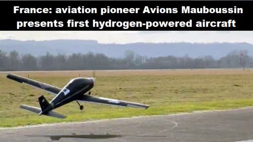 Frankrijk: luchtvaartpionier Avions Mauboussin presenteert eerste vliegtuig op waterstof