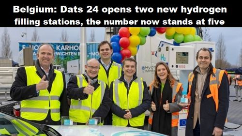 België: DATS 24 opent twee nieuwe waterstoftankstations, aantal staat nu op vijf