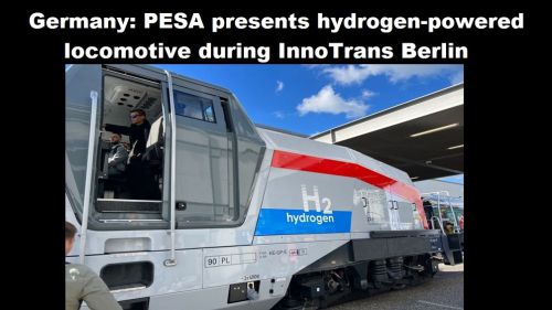 Duitsland: PESA presenteert locomotief op waterstof tijdens InnoTrans Berlijn