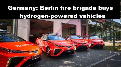 Duitsland: brandweer van Berlijn koopt voertuigen op waterstof
