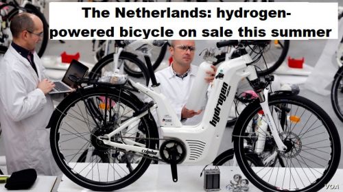 Nederland: fiets op waterstof vanaf deze zomer te koop