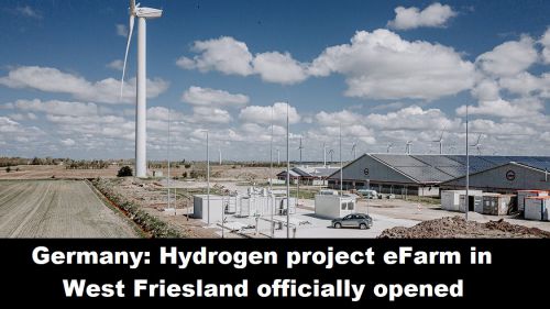 Duitsland: Waterstofproject eFarm in West-Friesland officieel geopend