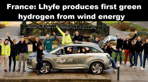 Frankrijk: Lhyfe produceert eerste groene waterstof uit windenergie