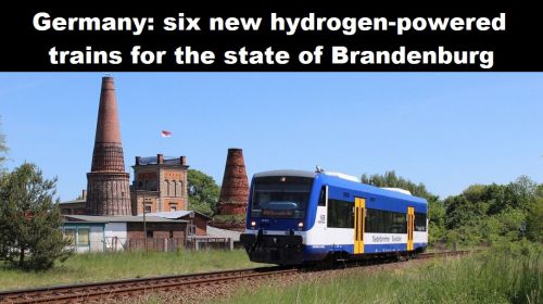 Duitsland: zes nieuwe treinen op waterstof voor deelstaat Brandenburg