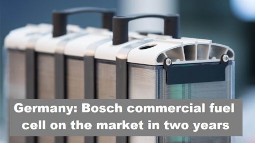 Duitsland: commerciële brandstofcel van Bosch over twee jaar op de markt