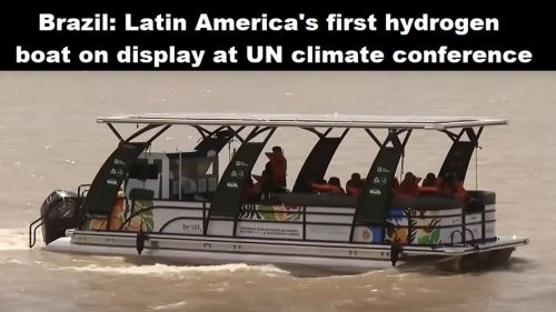 Brazilië: eerste waterstofboot van Latijns-Amerika te zien tijdens VN-klimaatconferentie