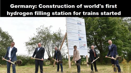 Duitsland: Bouw van eerste waterstoftankstation voor treinen ter wereld gestart