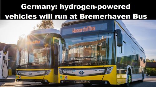 Duitsland: voertuigen op waterstof gaan rijden bij Bremerhaven Bus
