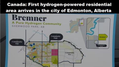 Canada: eerste woonwijk op waterstof komt in de stad Edmonton, Alberta