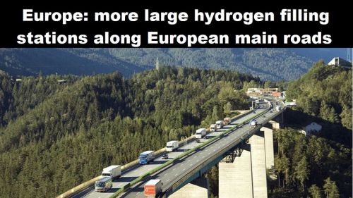 Europa: meer grote waterstoftankstations langs Europese hoofdwegen