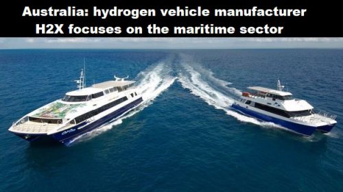 Australië: waterstofvoertuigen-fabrikant H2X richt zich op maritieme sector