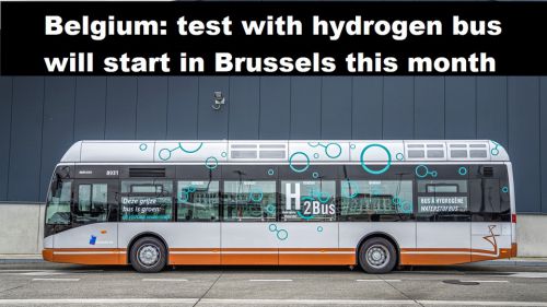 België: test in Brussel met waterstofbus deze maand van start