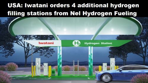 VS: Iwatani bestelt vier extra waterstoftankstations bij Nel Hydrogen Fueling