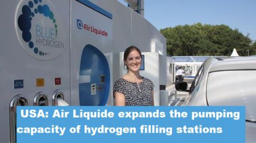 USA: Air Liquide breidt de pompcapaciteit van waterstof-tankstations uit
