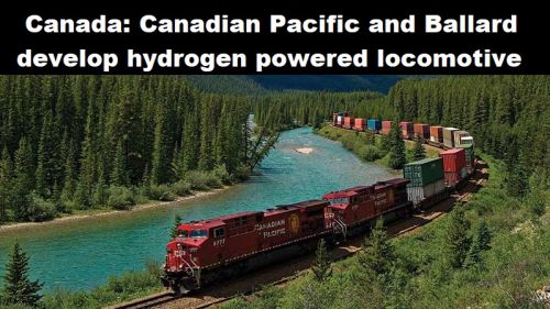 Canada: Canadian Pacific en Ballard ontwikkelen locomotief op waterstof