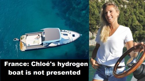 Frankrijk: waterstofboot van Chloé wordt voorlopig niet gepresenteerd