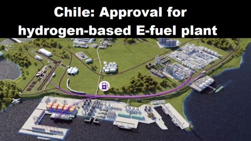 Chili: goedkeuring voor fabriek voor E-fuel op basis van waterstof