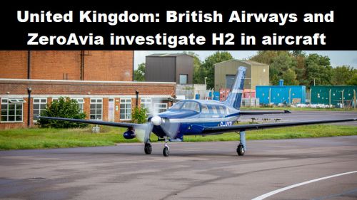 Verenigd Koninkrijk: ZeroAvia en British Airways onderzoeken H2 in vliegtuigen