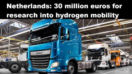 Nederland: 30 miljoen euro voor onderzoek naar mobiliteit op waterstof