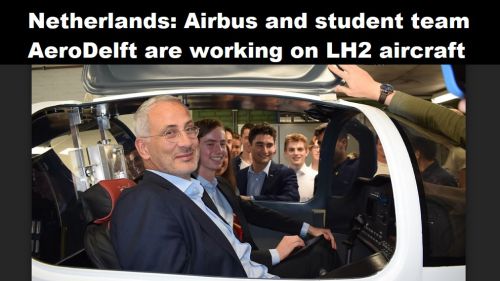 Nederland: Airbus en studententeam AeroDelft werken aan LH2-vliegtuig