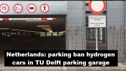 Nederland: parkeerverbod voor waterstofauto’s in parkeergarage UT Delft