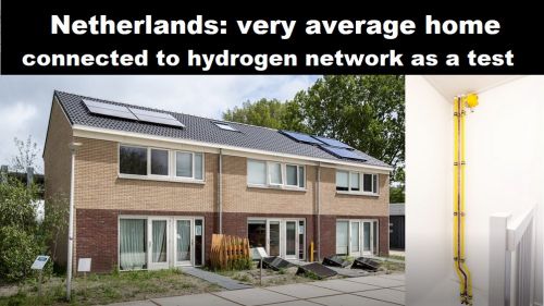 Nederland: zeer gemiddelde woning als proef aangesloten op waterstofnetwerk