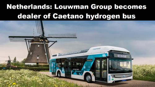 Nederland: Louwman Group wordt dealer van Caetano waterstofbus
