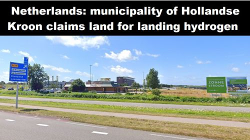 Nederland: Hollandse Kroon claimt grond voor het aanlanden van waterstof