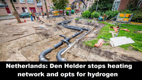Nederland: Den Helder stopt met warmtenet en kiest voor waterstof