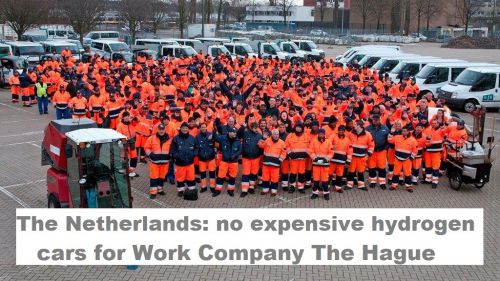 Nederland: waterstofauto’s te duur voor werkbedrijf Den Haag