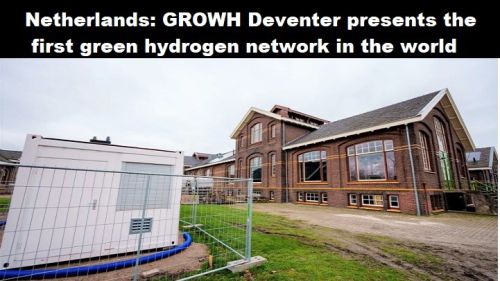 Nederland: GROWH Deventer presenteert eerste groene waterstofnetwerk ter wereld