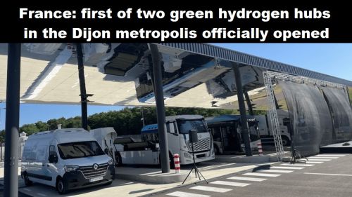 Frankrijk: eerste van twee groene waterstofhubs in metropool Dijon officieel geopend