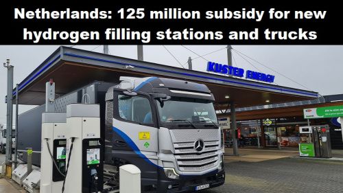 Nederland: 125 miljoen subsidie voor nieuwe waterstoftankstations en vrachtauto’s