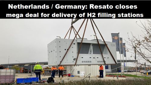 Nederland / Duitsland: Resato sluit megadeal voor levering H2-tankstations