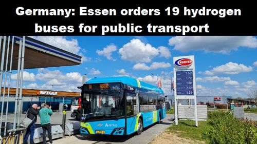 Duitsland: Essen bestelt 19 bussen op waterstof voor het openbaar vervoer