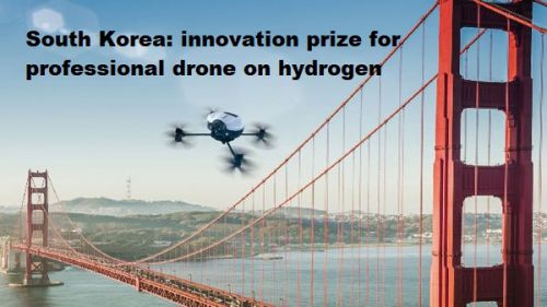 Zuid-Korea: innovatieprijs voor professionele drone op waterstof
