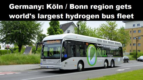 Duitsland: regio Köln / Bonn krijgt grootste busvloot op waterstof ter wereld
