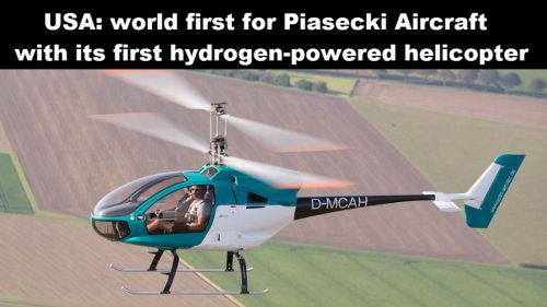VS: wereldprimeur voor Piasecki Aircraft met eerste helikopter op waterstof
