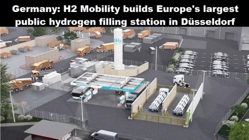 Duitsland: H2 Mobility bouwt Europa’s grootste openbare waterstoftankstation in Düsseldorf