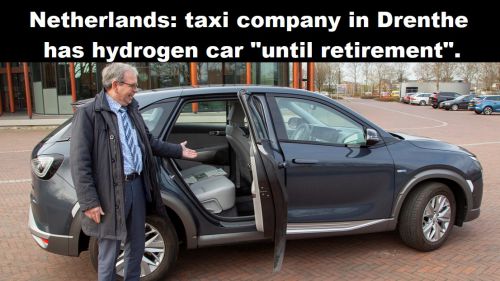 Nederland: taxibedrijf in Drenthe heeft waterstofauto ‘tot aan het pensioen’.