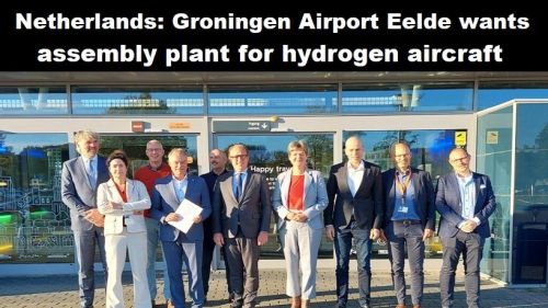 Nederland: Groningen Airport Eelde wil assemblagefabriek voor waterstof-vliegtuigen