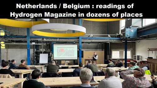 Nederland / België : lezingen van Waterstof Magazine op tientallen plaatsen